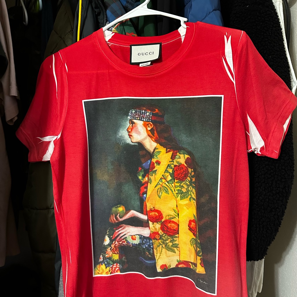 Gucci Red Designer T-Shirt
